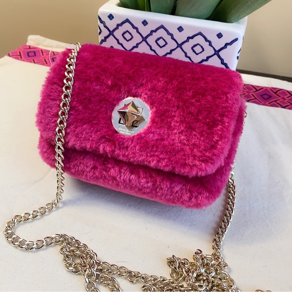Kate Spade Audrey Shearling Micro Crossbody - Picture 2 of 11